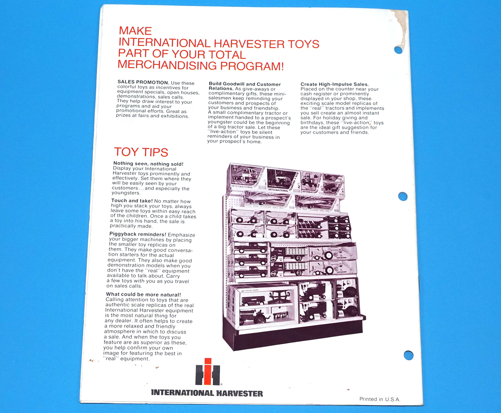ERTL TOY CATALOG 1975 A4 SIZE TRADE CATALOGUE FARM CONSTRUCTION TRUCKS MODEL KITS AND OTHER TOYS - Image 9