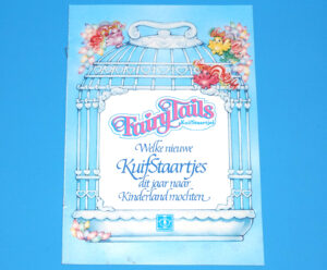 FAIRYTAILS CATALOG KATALOG FOLDOUT NL DUTCH 1985 HASBRO MLP MY LITTLE PONY