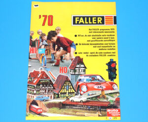 FALLER TOY CATALOG 1970 AUTO MOTOR SPORT FOLDOUT KATALOG A4 SIZE AMS HIT CAR