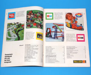FALLER TOY CATALOG 1971 72 DUTCH A4 SIZE KATALOG AMS HIT CAR HO N