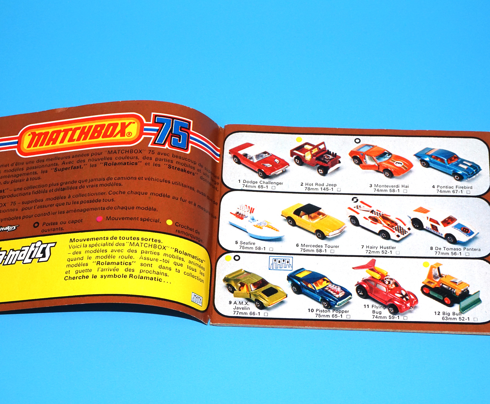 MATCHBOX TOY CATALOG 1976 COLLECTORS POCKET CATALOGUE KATALOG DUTCH LESNEY HOLLAND - Image 2