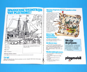 PLAYMOBIL TOY CATALOG 1979 COMPETITION FORM FOLDOUT DUTCH