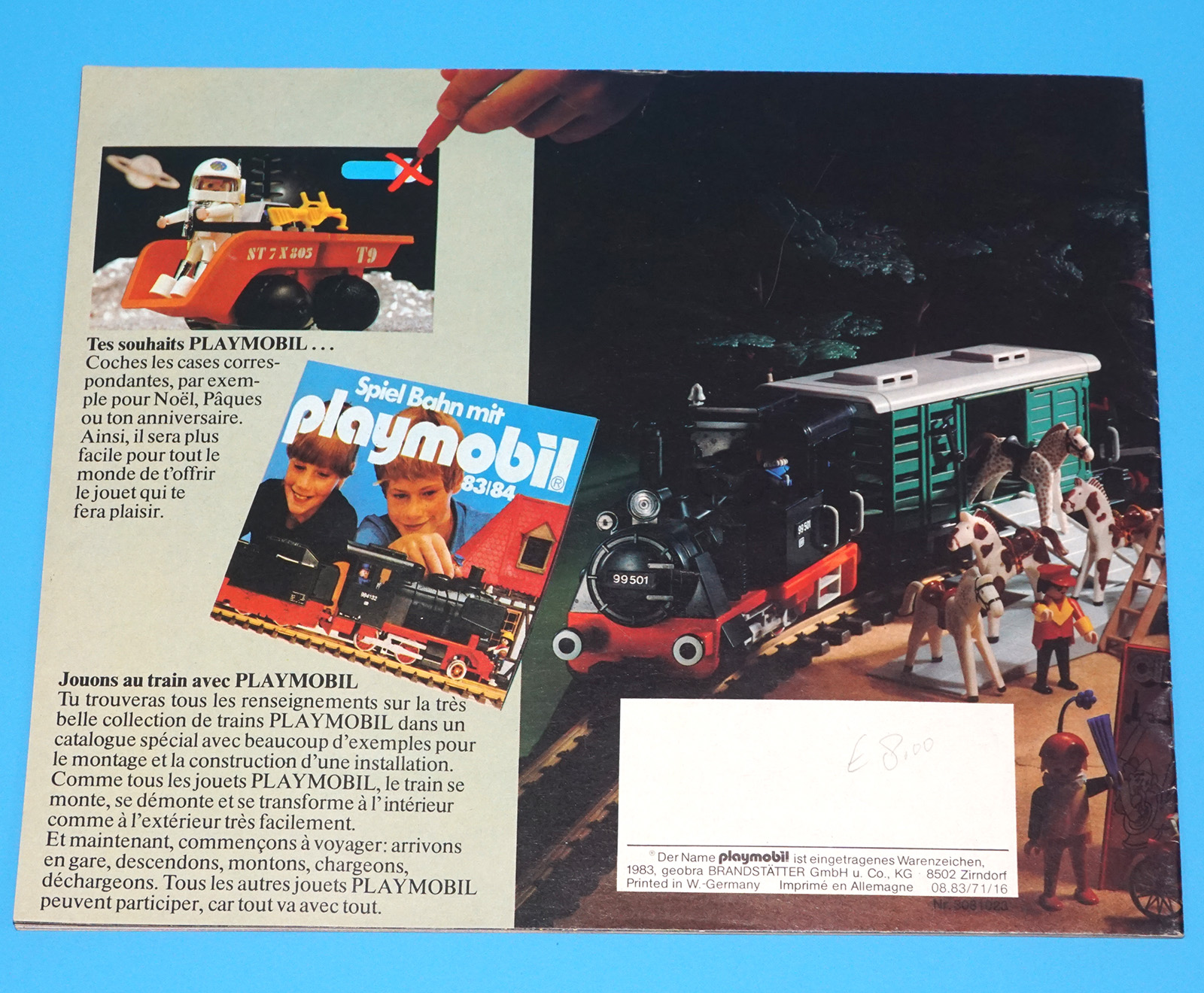 PLAYMOBIL TOY CATALOG 1983 84 KATALOG CATALOGUE DUTCH - Image 12