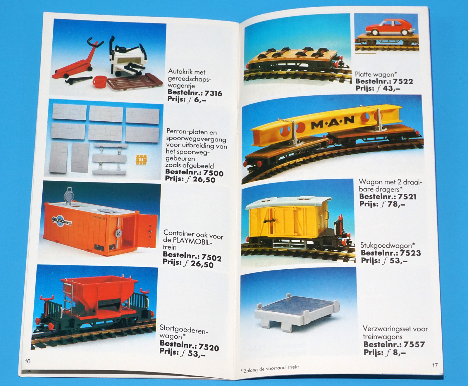 PLAYMOBIL TOY CATALOG 1989 SUPPLEMENT SERVICE KATALOG ORDER FORM DUTCH - Image 5