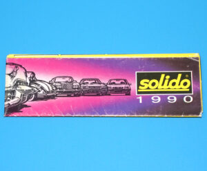 SOLIDO TOY CATALOG 1990 FOLDOUT POCKET CATALOGUE KATALOG