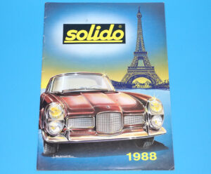 SOLIDO TOY CATALOG 1988 A4 SIZE CATALOGUE KATALOG