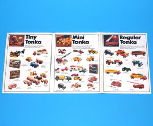 TONKA TOY CATALOG 1977 FOLDOUT POCKET CATALOGUE KATALOG