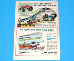 CORGI TOYS MAGAZINE ADVERT 1967 FARM MODELS SCANDITOY SWEDEN KALLE ANKA