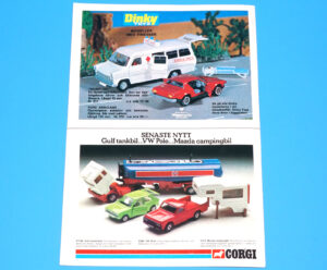 CORGI TOYS MAGAZINE ADVERT 1978 SCANDITOY SWEDEN KALLE ANKA DINKY TOYS