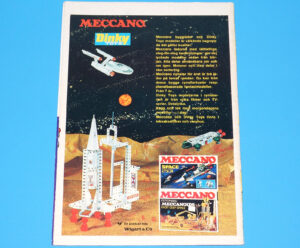 DINKY TOYS MAGAZINE ADVERT 1978 MECCANO SPACE SCANDITOY SWEDEN KALLE ANKA STAR TREK