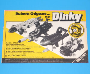DINKY TOYS MAGAZINE ADVERT 1975 RUIMTE-ODYSSEE DONALD DUCK HOLLAND THUNDERBIRDS SPACE 1999 UFO