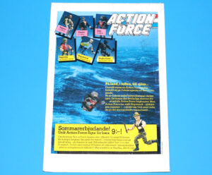 1986 GI JOE ACTION FORCE MAGAZINE ADVERT SCANDITOY SWEDEN HASBRO