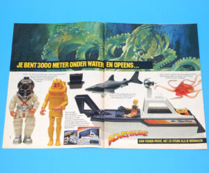 ADVENTURE PEOPLE MAGAZINE ADVERT DOUBLE PAGE 1978 DONALD DUCK HOLLAND FISHER PRICE