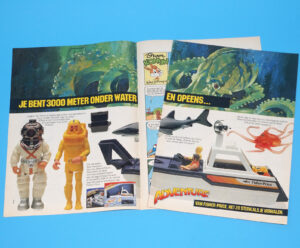 ADVENTURE PEOPLE MAGAZINE ADVERT DOUBLE PAGE 1978 DONALD DUCK HOLLAND FISHER PRICE