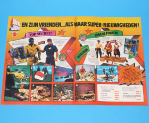 BIG JIM MAGAZINE ADVERT DOUBLE PAGE 1978 DONALD DUCK HOLLAND MATTEL