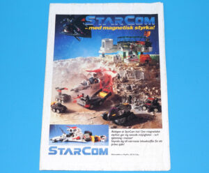 STARCOM MAGAZINE ADVERT 1988 SCANDITOY SWEDEN MATTEL