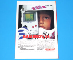 NINTENDO GAME BOY MAGAZINE ADVERT 1990 SCANDITOY SWEDEN HASBRO