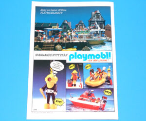 PLAYMOBIL MAGAZINE ADVERT 1984 SCANDITOY SWEDEN GEOBRA