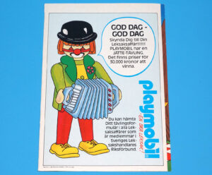 PLAYMOBIL MAGAZINE ADVERT 1981 SCANDITOY SWEDEN GEOBRA