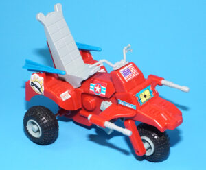 BRONZE BOMBERS BATTLE TRIKE 100% COMPLETE 1988 OLMEC GI JOE KO NATIONAL DEFENSE