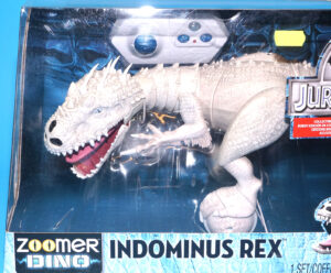JURASSIC WORLD ZOOMER DINO INDOMINUS REX ROBOTIC DINOSAUR TOY MIB MISB SEALED BOX 2015 SPIN MASTER