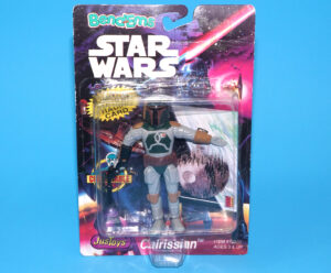 STAR WARS BEND-EMS BOBA FETT MOC MOSC US MISCARD LANDO CALRISSIAN 1994 JUSTOYS