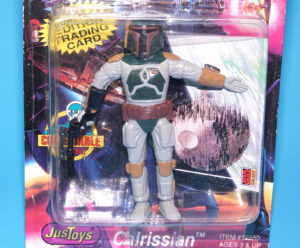 STAR WARS BEND-EMS BOBA FETT MOC MOSC US MISCARD LANDO CALRISSIAN 1994 JUSTOYS