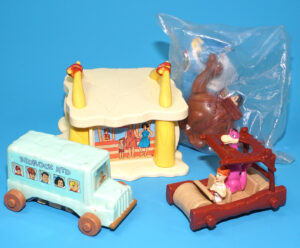 THE FLINTSTONES MOVIE HAPPY MEAL TOYS FULL SET EURO EXCLUSIVE 1994 MCDONALDS
