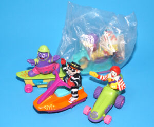 REV-UPS VROOMERS HAPPY MEAL TOYS FULL SET 1992 MCDONALDS