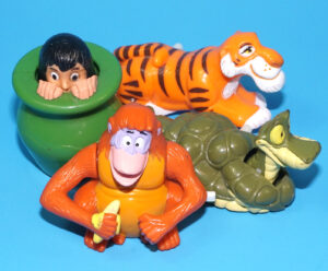 DISNEY JUNGLE BOOK HAPPY MEAL TOYS FULL SET EURO EXCLUSIVE 1992 MCDONALDS