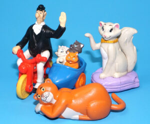 DISNEY ARISTOCATS HAPPY MEAL TOYS FULL SET EURO EXCLUSIVE 1992 MCDONALDS