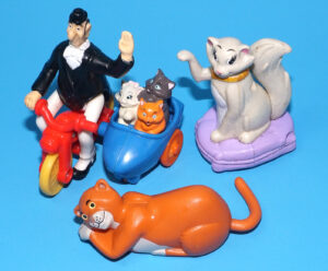 DISNEY ARISTOCATS HAPPY MEAL TOYS FULL SET EURO EXCLUSIVE 1992 MCDONALDS