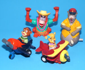DISNEY TAILSPIN HAPPY MEAL TOYS FULL SET EURO EXCLUSIVE 1992 MCDONALDS