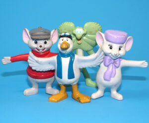 DISNEY RESCUERS DOWN UNDER HAPPY MEAL TOYS FULL SET EURO EXCLUSIVE 1991 MCDONALDS