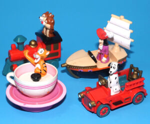 DISNEY RESORT FUN RIDES HAPPY MEAL TOYS FULL SET EURO EXCLUSIVE 1992 MCDONALDS