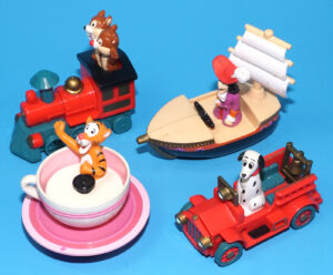 DISNEY RESORT FUN RIDES HAPPY MEAL TOYS FULL SET EURO EXCLUSIVE 1992 MCDONALDS