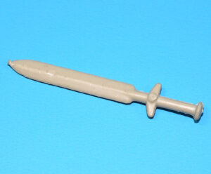 MOTU HE-MAN MASTERS OF THE UNIVERSE ORIGINAL SPARE PART CASTLE GRAYSKULL SWORD MATTEL