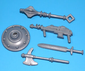 MOTU HE-MAN MASTERS OF THE UNIVERSE ORIGINAL SPARE PART WEAPONS PAK GRAYSKULL ACCESSORIES 1984 MATTEL