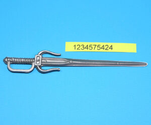 MOTU HE-MAN MASTERS OF THE UNIVERSE ORIGINAL SPARE PART BLADE SWORD NO COO MEXICO 1987 MATTEL