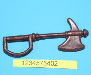 MOTU HE-MAN MASTERS OF THE UNIVERSE ORIGINAL SPARE PART BUZZ-OFF AXE NO COO FRANCE 1984 MATTEL