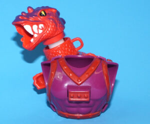 MOTU HE-MAN MASTERS OF THE UNIVERSE ORIGINAL SPARE PART DRAGON BLASTER SKELETOR ARMOR & PUMP 1984 MATTEL