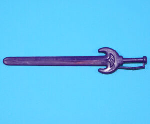 MOTU HE-MAN MASTERS OF THE UNIVERSE ORIGINAL SPARE PART FISTO SWORD MALAYSIA COO 1983 MATTEL