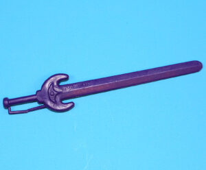 MOTU HE-MAN MASTERS OF THE UNIVERSE ORIGINAL SPARE PART FISTO SWORD MALAYSIA COO 1983 MATTEL