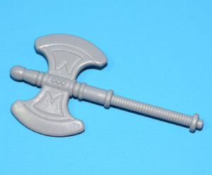MOTU HE-MAN MASTERS OF THE UNIVERSE ORIGINAL SPARE PART HE-MAN AXE FRANCE COO 1981 MATTEL