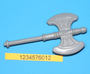 MOTU HE-MAN MASTERS OF THE UNIVERSE ORIGINAL SPARE PART HE-MAN AXE FRANCE COO 1981 MATTEL