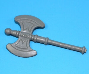 MOTU HE-MAN MASTERS OF THE UNIVERSE ORIGINAL SPARE PART HE-MAN AXE FRANCE COO 1981 MATTEL