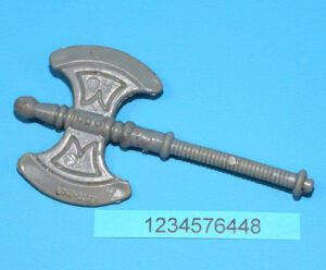 MOTU HE-MAN MASTERS OF THE UNIVERSE ORIGINAL SPARE PART HE-MAN AXE TAIWAN COO 1981 MATTEL