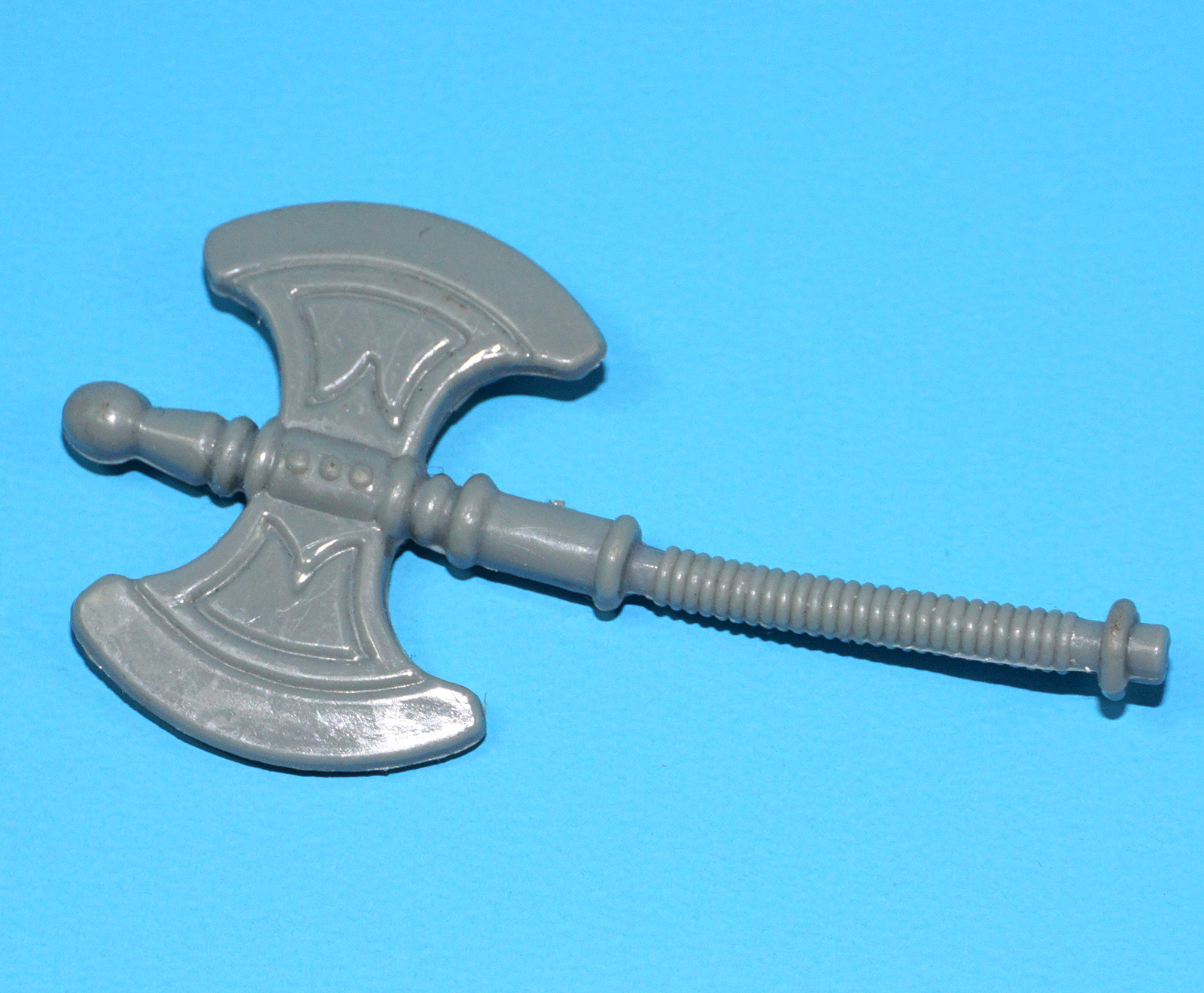MOTU HE-MAN MASTERS OF THE UNIVERSE ORIGINAL SPARE PART HE-MAN AXE TAIWAN COO 1981 MATTEL
