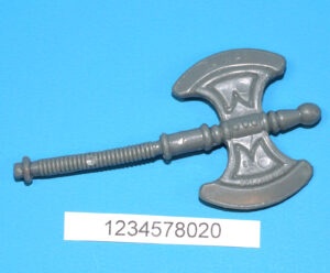 MOTU HE-MAN MASTERS OF THE UNIVERSE ORIGINAL SPARE PART HE-MAN AXE TAIWAN COO 1981 MATTEL