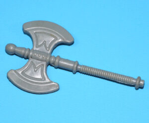 MOTU HE-MAN MASTERS OF THE UNIVERSE ORIGINAL SPARE PART HE-MAN AXE TAIWAN COO 1981 MATTEL